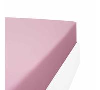 LINANDELLE - Drap Housse Coton 57 Fils en Molleton Flanelle TOUDOUX - Rose - 140x190
