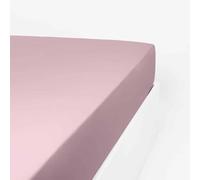 LINANDELLE - Drap Housse uni Coton Percale 200 Fils Desiree - Violet - B 200 x L 200 cm