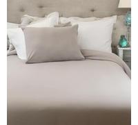 Linandelle - Drap Plat Coton 57 Fils en Molleton Flanelle TOUDOUX - Gris - 180x290