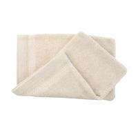 LINANDELLE - Lot de 2 Gants de Toilette Coton Lin éponge Aline - Beige - 15x21