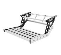 Linanty Marchepied pliable antidérapant pour camping-car, jusqu'à 150 kg, en alliage d'aluminium, avec bande LED