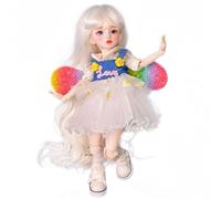 LINARA Original 1/6 BJD Ball Jointed Smart Doll SD Dolls 11,8 pouces Cool Style Poupée articulée avec vêtements pour les enfants de 15 ans et plus