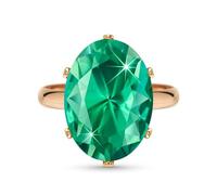 Linawe Bague d'amour réglable en oxyde de zirconium et moissanite pour femme, or 14 carats, or rose/argent, bijoux fantaisie en strass pour mariage, fiançailles, Large, Verre Strass Verre Pierre,