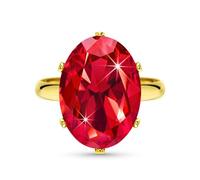 Linawe Bague réglable en oxyde de zirconium pour femme et fille avec pierre de naissance imitation diamant en cristal - Bague en or rose et argent 14 carats - Bijoux fantaisie pour fiançailles, cadeau