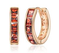 Linawe Petites créoles, boucles d'oreilles en forme de piercing, boucles d'oreilles hélicoïdales, bijoux sans nickel pour femmes, mini-créoles en or rose et argent