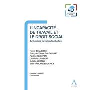 L'incapacité De Travail Et Le Droit Social - Actualités Jurisprudentielles