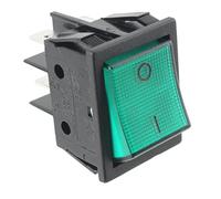 Lincat Genuine On/Off Green Rocker Switch (4 Terminal) by Lincat