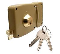 Lince 3017220 5125-AP/100 Serrure 5125A-BO/100 Droite, Or