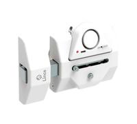 Lince 7940RSA - Verrou de sécurité avec alarme 90 dB | Capteur intelligent contre effraction | Idéal pour portes-fenêtres, baies vitrées et balcons | Recharge USB-C