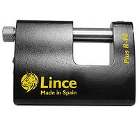 LINCE Cadenas de haute sécurité LINCE PLUS-R90 | Construction monobloc robuste avec haute résistance aux attaques, à l'effraction et à la corrosion.