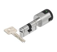 Lince - Cylindre de Sécurité 60+B30 bouton côte 30 avec Alarme de 100 dB | Double Sécurite | Fusible mécanique pour une rupture programmée | Livre avec 5 clés | Nickelé