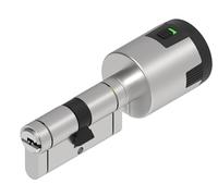 Lince - Cylindre de Sécurité CPLUS ALARM 30+B30 bouton côte 30 avec Alarme de 100 dB | Double Sécurite | Avec fusible mécanique pour une rupture programmée |Livre avec 5 clés | Finition Nickelé