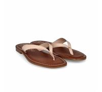 Lince Sandales confortables pour orteils | Semelle en caoutchouc | Semelle intérieure en gel | V52751 | Fabriquées en Espagne, nude, 37 EU