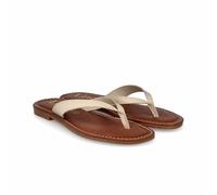 Lince Sandales confortables pour orteils | Semelle en caoutchouc | Semelle intérieure en gel | V52751 | Fabriquées en Espagne, beige, 38 EU