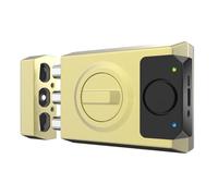 Lince SMARt7930 Verrou connectée Bluetooth - Alarme 100 dB, application mobile et télécommande, clé haute sécurité réversible - Ouverture mécanique et électronique - Recharge USB-C - Finition or