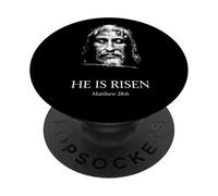 Linceul de Turin Visage de Jésus-Christ Catholique PopSockets PopGrip Adhésif