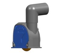 Linceul pour meuleuse coudée avec protection réglable pour coupe sous vide et meulage pour béton, pierre, bois, fixation d'extraction
