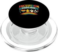 L'inclusion Commence Ici pour Les Enseignants en éducation spéciale PopSockets PopGrip pour MagSafe