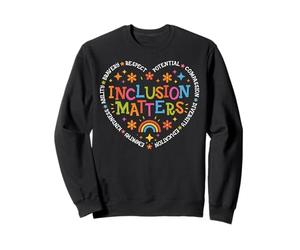 L'inclusion Compte Le Mois de la Sensibilisation à l'Autisme des Enseignants autistes Sweatshirt