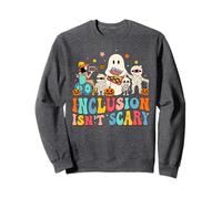 L'inclusion n'est Pas effrayante | Funny SLP Speed Teacher Halloween Sweatshirt