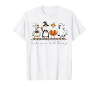 L'inclusion n'est Pas effrayante SLP Halloween Crew SPED Teacher Goose T-Shirt