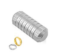 LINCMAN Cryptex Boîtes puzzle Da Vinci Code Mini serrure Cryptex avec compartiments cachés Anniversaire, Saint-Valentin, cadeaux d'anniversaire mystérieux pour la famille et les amis