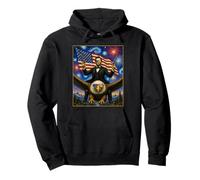 Lincoln on Eagle & Guns USA Flag America 250 4 Juillet Sweat à Capuche