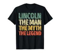 Lincoln The Man The Myth The Legend Chemise Prénom Lincoln T-Shirt