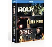 L'Incroyable Hulk - Iron Man - Ghost Rider - Coffret Marvel - Blu-Ray E