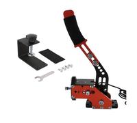LinCys KANGYEBAIHUODIAN 14Bit USB Handbrake Fit For G25/27/29 T500 PC Racing Games Hand Brake System Red Black Blue (Color : Red-A)