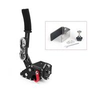 LinCys KANGYEBAIHUODIAN Avec support fixe, frein à main Usb 14 bits Sim adapté aux jeux de course G25/27/29 T300 T500 Fanatec Osw Dirt Rally (Color : Black)