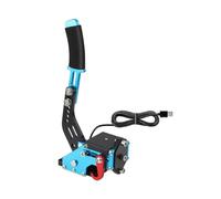 LinCys KANGYEBAIHUODIAN Logitech - système de freinage USB, carte adaptateur de frein à main/dérive adaptée au rallye G29/G27/G25 PC capteur Hall SIM jeux de course T300 T500 (Color : Blue)