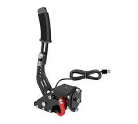LinCys KANGYEBAIHUODIAN Logitech - système de freinage USB, carte adaptateur de frein à main/dérive adaptée au rallye G29/G27/G25 PC capteur Hall SIM jeux de course T300 T500 (Color : Black)