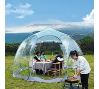 LINCYS Tente À Bulles Pop Up Gazebo, 5-7 Personnes Dome Garden Patio Canopy Shelter, Grande Serre Instantanée Surdimensionnée Qualité Supérieure pour Fête, Camping