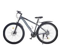 LINCYS VTT 24/26/27.5/29 Pouces, 21 Vitesses Freins Double Disque, Cadre Aluminium Léger, Fourche Suspendue, Réglable Adultes Adolescents, pour Sentiers & Ville