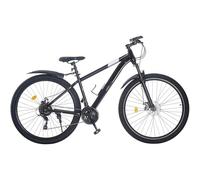 LINCYS VTT 24/26/27.5/29 Pouces, 21 Vitesses Freins Double Disque, Cadre Aluminium Léger, Fourche Suspendue, Réglable Adultes Adolescents, pour Sentiers & Ville