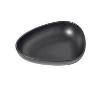 LIND DNA Assiette creuse Curve Stoneware 19x22 cm Black