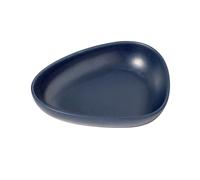 LIND DNA Assiette creuse Curve Stoneware 19x22 cm Navy blue