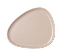 LIND DNA Assiette Curve Stoneware 26x30 cm Sand