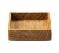LIND DNA Boîte de rangement Wood Box pour dessous de verre Nature-oak. square. S