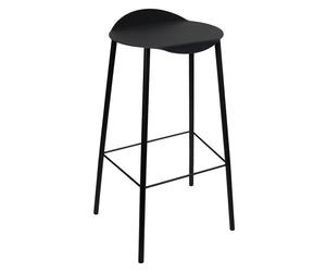 LIND DNA Chaise de bar Flamingo Hippo Black-anthracite