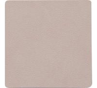 LIND DNA Coaster Nupo - Cuir - Brun argile - 10 x 10 cm