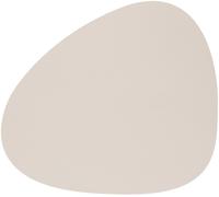 LIND DNA Coaster Nupo - Cuir - Nude doux - 13 x 11 cm