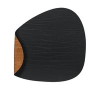 LIND DNA Dessous d'assiette Buffalo réversible curve L 1 pièce noir-nature