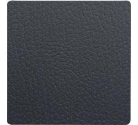 LIND DNA dessous de verre Bull - cuir - noir - 10 x 10 cm