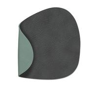 LIND DNA Dessous de verre Cloud-Nupo réversible curve 1 pièce Gris Anthracite -Vert pastel