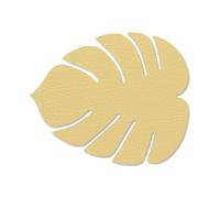 LIND DNA Dessous de verre Monstera Leaf Hippo Doré