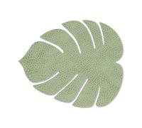 LIND DNA Dessous de verre Monstera Leaf Hippo Vert olive