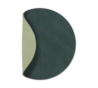 LIND DNA Dessous de verre Nupo circle réversible 1 pièce Dark green-olive green