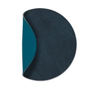 LIND DNA Dessous de verre Nupo circle réversible 1 pièce Midnight blue-petrol